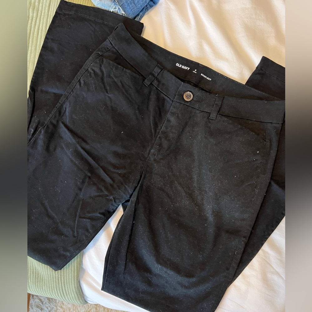 Old Navy Bootcut Trouser Pant sz 8 Long
